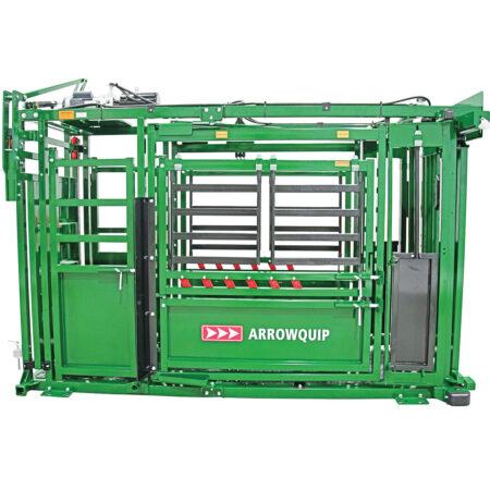 104 hydraulic cattle chute side view