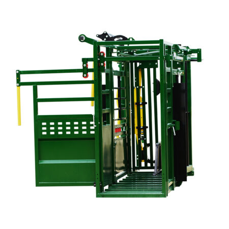 Arrowlock 55 Squeeze chute with rear gate open