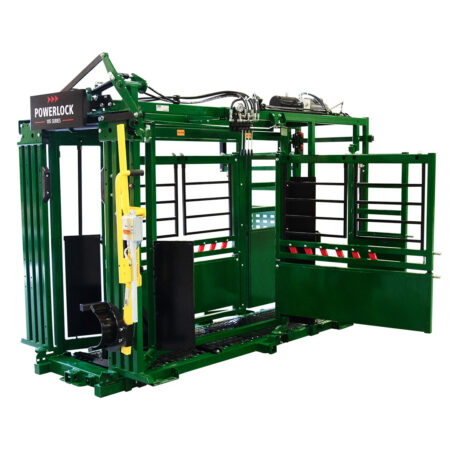 Powerlock 105 squeeze chute with emergency exit door open