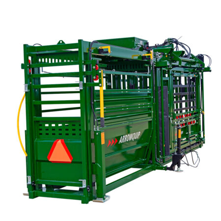 Rear view of the Powerlock 108 portable chute and alley