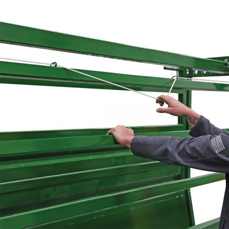 Easy Flow adjustable cattle alley rope adjustment