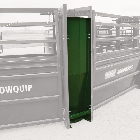 Easy Flow adjustable cattle alley kicker panel
