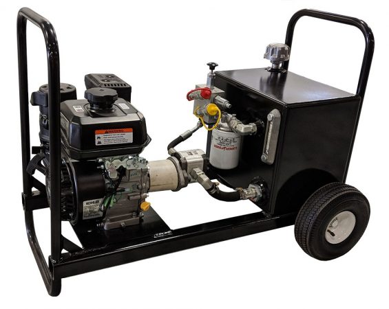 Hydraulic Cattle Squeeze Chute Gas Power Pack | Arrowquip Cattle Equipment