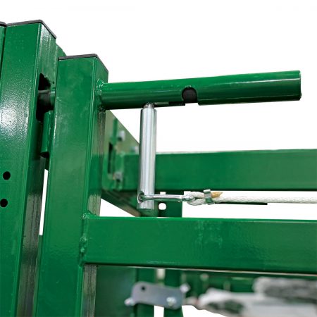 Easy Flow adjustable cattle alley in locked position